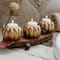 Kate Aspen Gold Pumpkin 2-in-1 Tealight Candlestick Holder Set, 6ct.